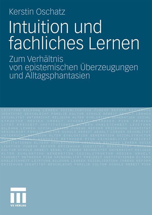 Produktbild: Intuition und fachliches Lernen