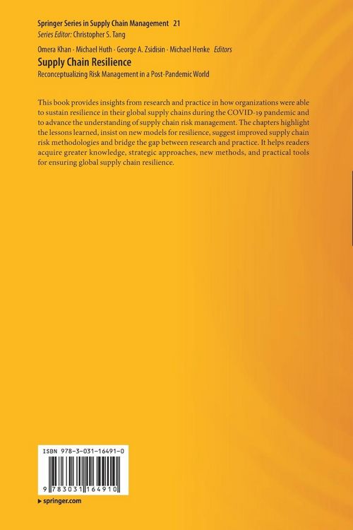 Produktbild: Supply Chain Resilience