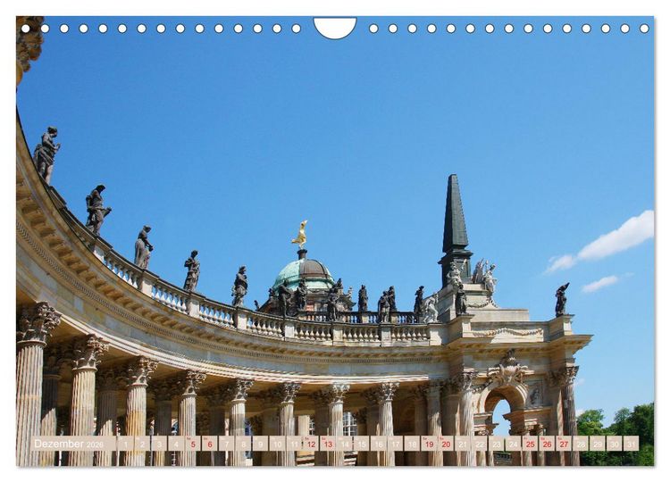 Produktbild: K&ouml;nigliche Residenzen in Potsdam (Wandkalender 2026 DIN A4 quer), CALVENDO Monatskalender