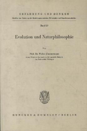 Produktbild: Evolution und Naturphilosophie.