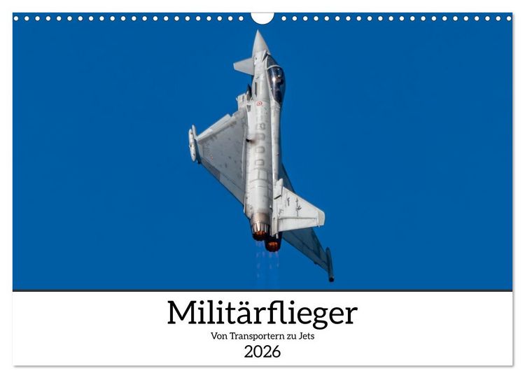 Produktbild: Milit&auml;rflieger (Wandkalender 2026 DIN A3 quer), CALVENDO Monatskalender