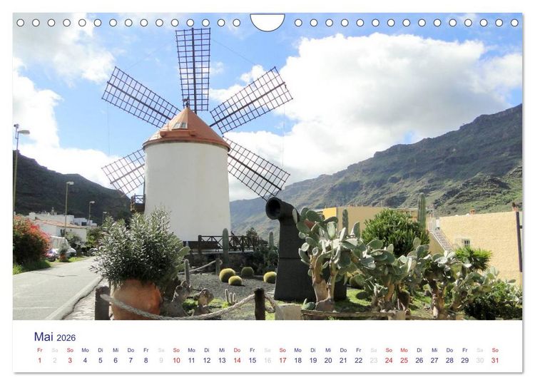 Produktbild: Die Canarischen Inseln - Gran Canaria (Wandkalender 2026 DIN A4 quer), CALVENDO Monatskalender