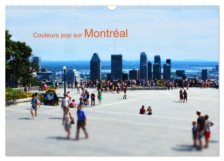 Produktbild: Couleurs pop sur Montr&eacute;al (Calendrier mural 2026 DIN A3 vertical), CALVENDO calendrier mensuel