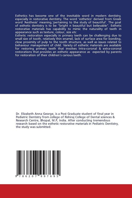 Produktbild: Esthetic Restorative Materials in Pediatric Dentistry