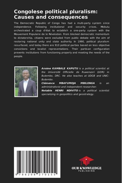 Produktbild: Congolese political pluralism: Causes and consequences