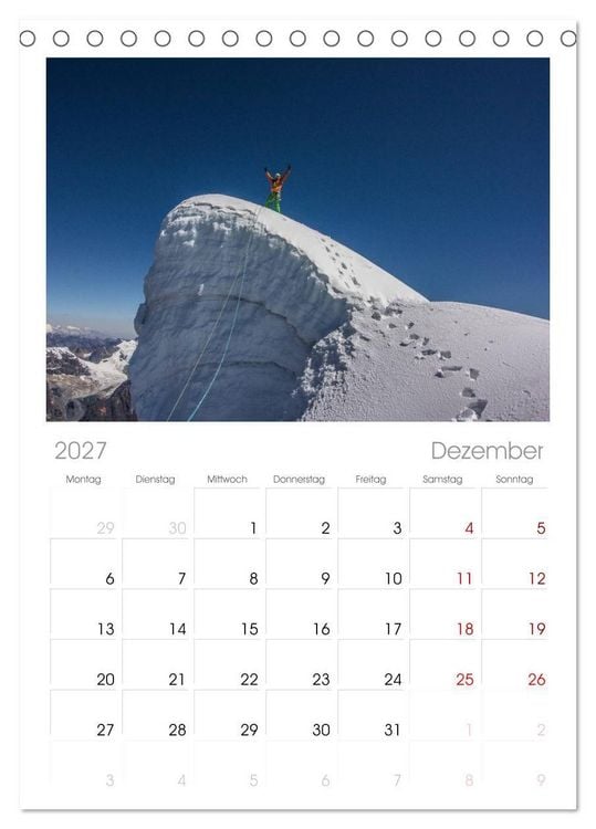 Produktbild: Tischplaner 2027 - Climbing Solutions - Bergsport weltweit (A5 Tischkalender zum Aufstellen) CALVENDO
