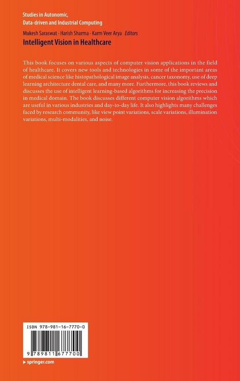 Produktbild: Intelligent Vision in Healthcare