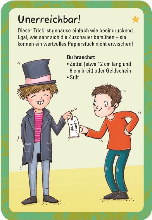 Produktbild: 50 Zaubertricks mit Papier und Schnur