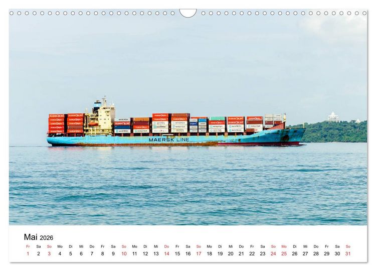 Produktbild: Panamakanal - Zwischen Atlantik und Pazifik (Wandkalender 2026 DIN A3 quer), CALVENDO Monatskalender