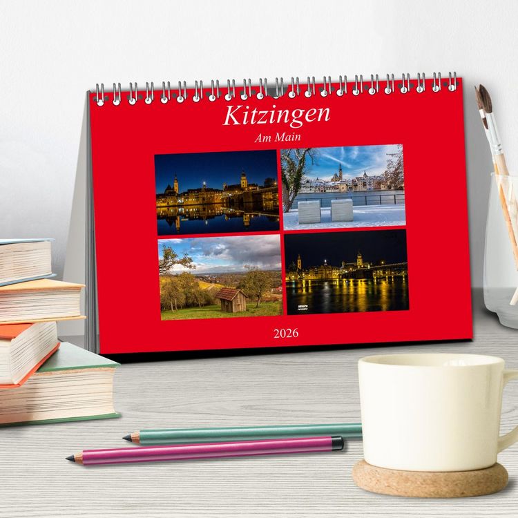 Produktbild: Kitzingen am Main (Tischkalender 2026 DIN A5 quer), CALVENDO Monatskalender