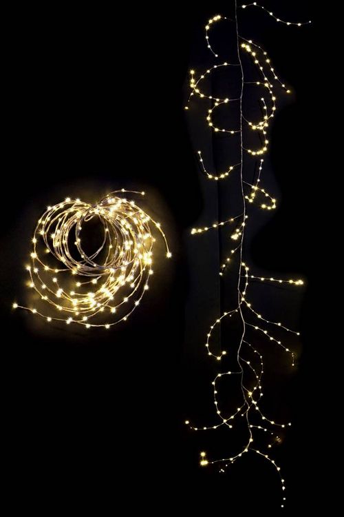 Produktbild: Konstsmide 3365-600 T&uuml;rkranz mit Beleuchtung Kranz Warmwei&szlig; LED Braun