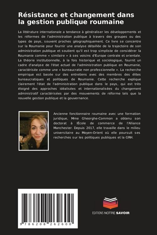 Produktbild: R&eacute;sistance et changement dans la gestion publique roumaine