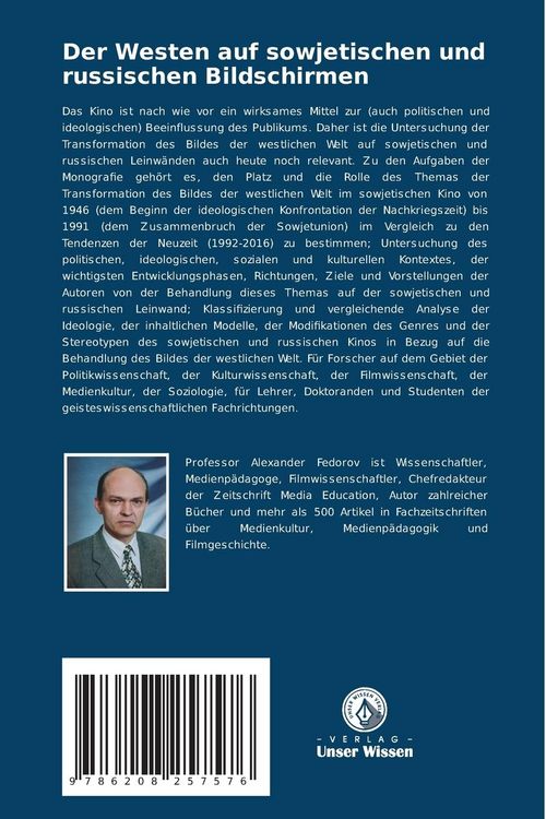 Produktbild: Der Westen auf sowjetischen und russischen Bildschirmen