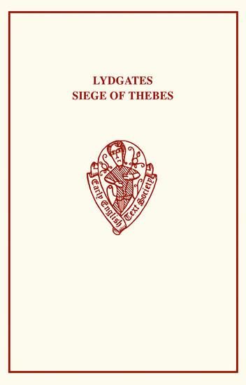 Produktbild: Lydgate's Siege of Thebes