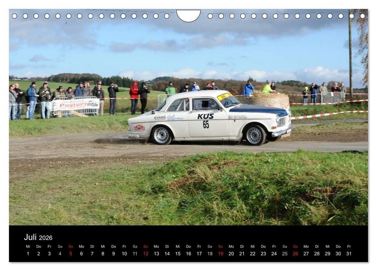 Produktbild: Asphalt und Schotter Rallye (Wandkalender 2026 DIN A4 quer), CALVENDO Monatskalender