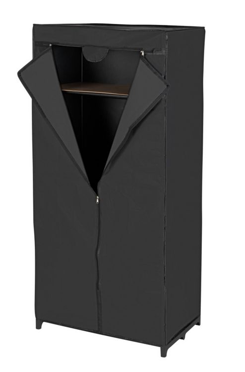 Produktbild: Kleiderschrank Mod. Deep Black mit Ablage, Gestell aus Metall