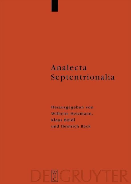 Produktbild: Analecta Septentrionalia