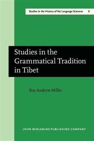 Produktbild: Studies in the Grammatical Tradition in Tibet