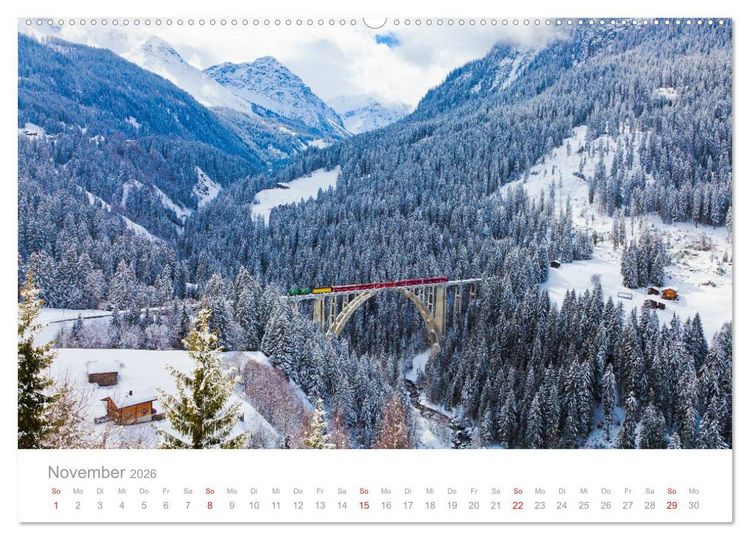 Produktbild: Reise durch die SCHWEIZ (hochwertiger Premium Wandkalender 2026 DIN A2 quer), Kunstdruck in Hochglanz