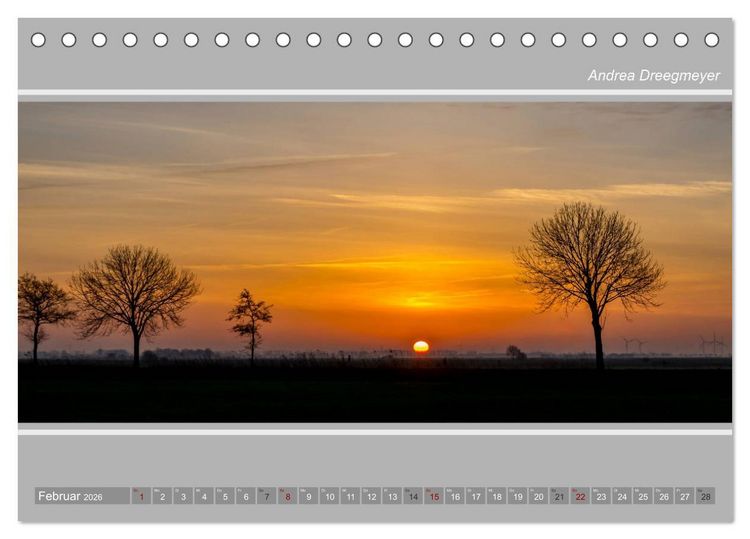 Produktbild: Greetsiel-Panorama (Tischkalender 2026 DIN A5 quer), CALVENDO Monatskalender