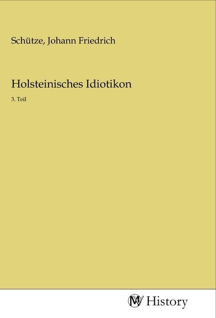Produktbild: Holsteinisches Idiotikon