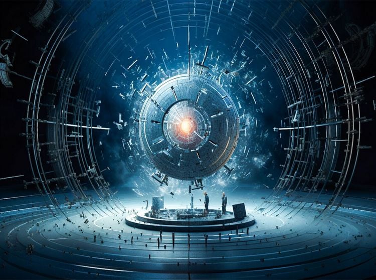Produktbild: CALVENDO Puzzle Teilchenphysik | 2000 Teile Lege-Gr&ouml;&szlig;e 90x67cm Foto-Puzzle f&uuml;r gl&uuml;ckliche Stunden