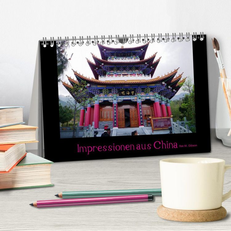Produktbild: Impressionen aus China (Tischkalender 2026 DIN A5 quer), CALVENDO Monatskalender