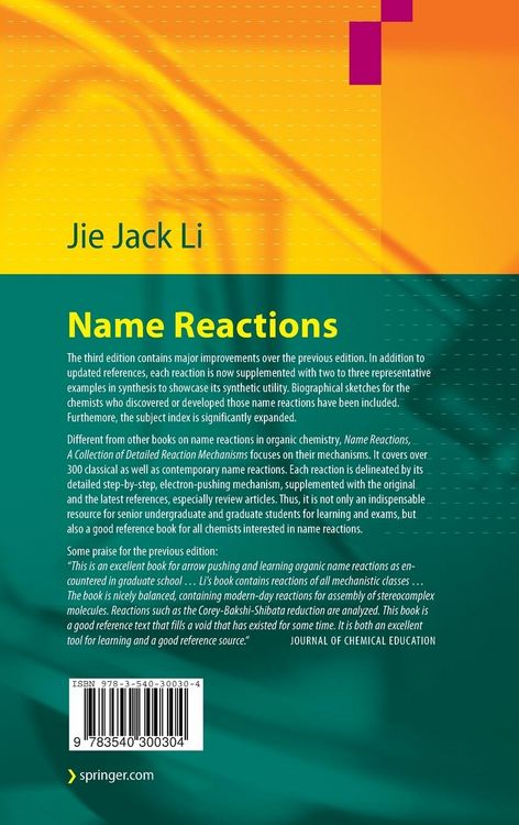 Produktbild: Name Reactions