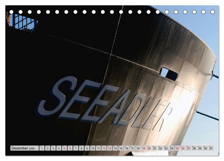 Produktbild: Maritimes. Hamburger Hafen, fotografiert von Ralf Kretschmer (Tischkalender 2026 DIN A5 quer), CALVENDO Monatskalender