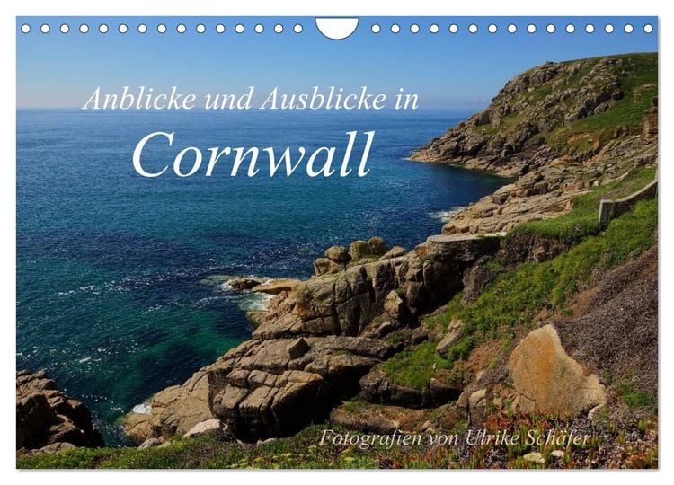 Produktbild: Anblicke und Ausblicke in Cornwall (Wandkalender 2026 DIN A4 quer), CALVENDO Monatskalender