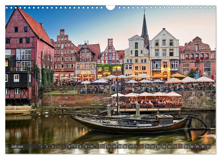Produktbild: L&Uuml;NEBURG Ein- und Ausblicke von Andreas Voigt (Wandkalender 2026 DIN A3 quer), CALVENDO Monatskalender