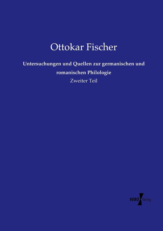 Produktbild: Untersuchungen und Quellen zur germanischen und romanischen Philologie