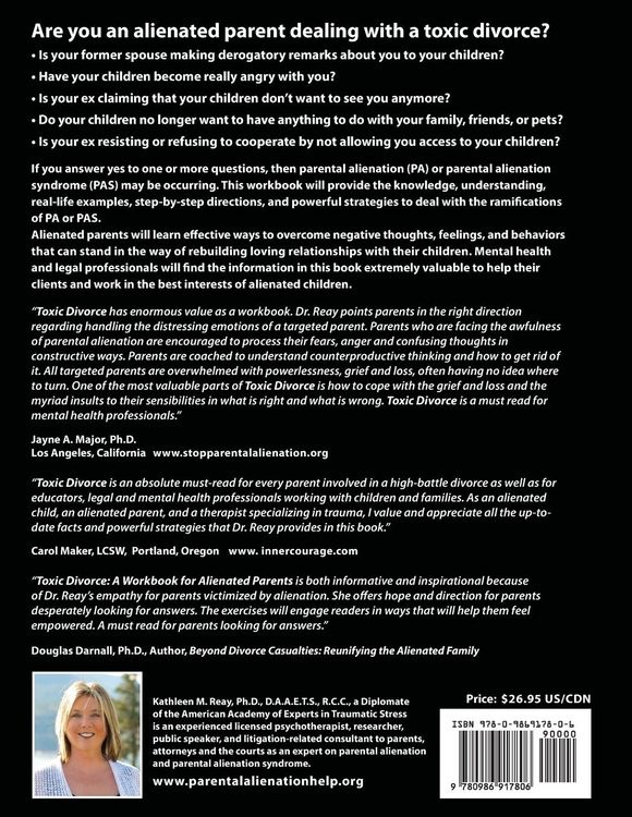 Produktbild: Toxic Divorce: A Workbook for Alienated Parents