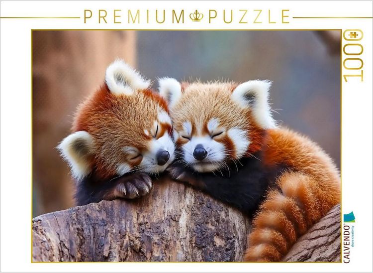 Produktbild: CALVENDO Puzzle Rote Panda | 1000 Teile Lege-Gr&ouml;&szlig;e 64x48cm Foto-Puzzle f&uuml;r gl&uuml;ckliche Stunden