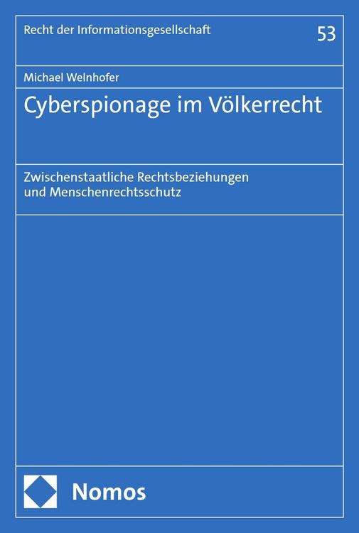 Produktbild: Cyberspionage im V&ouml;lkerrecht