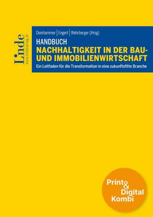 Produktbild: Handbuch Nachhaltigkeit in der Bau- und Immobilienwirtschaft (Kombi Print&digital)