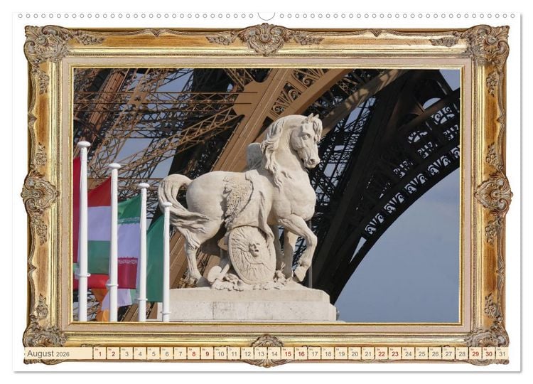 Produktbild: Pferde sind Kunst - horizontal (hochwertiger Premium Wandkalender 2026 DIN A2 quer), Kunstdruck in Hochglanz