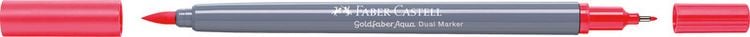 Produktbild: Faber-Castell Tuschestift Dual Marker brilliant red