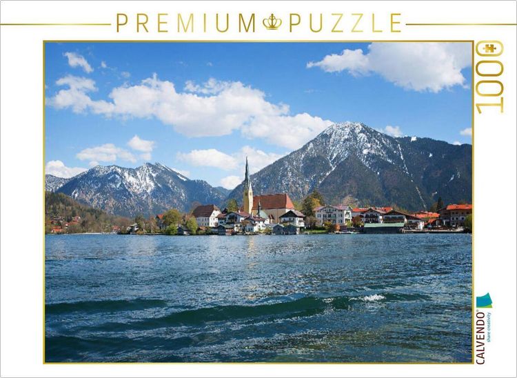Produktbild: CALVENDO Puzzle Kurort Rottach-Egern am Tegernsee | 1000 Teile Lege-Gr&ouml;&szlig;e 64x48cm Foto-Puzzle f&uuml;r gl&uuml;ckliche Stunden