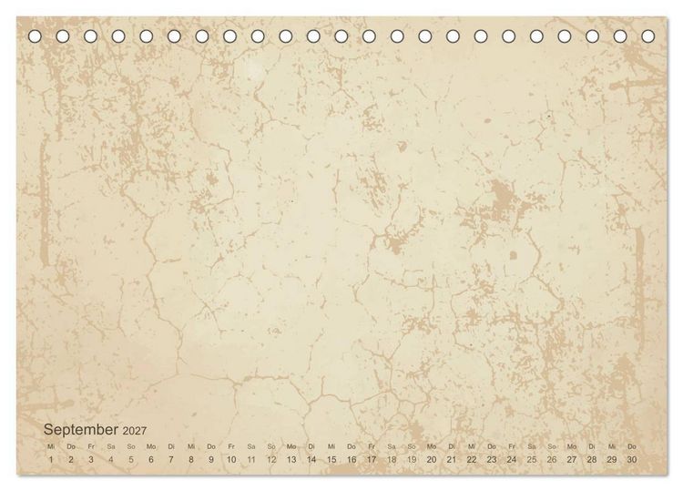Produktbild: Vintage DIY Bastel-Kalender - Zum Selbstgestalten (Tischkalender 2027 DIN A5 quer), CALVENDO Monatskalender