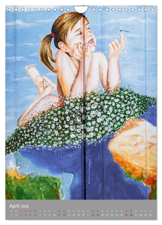 Produktbild: Street Art - Funchals T&uuml;ren der Phantasie (Wandkalender 2026 DIN A4 hoch), CALVENDO Monatskalender