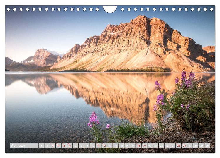 Produktbild: Die kanadischen Rockies (Wandkalender 2026 DIN A4 quer), CALVENDO Monatskalender