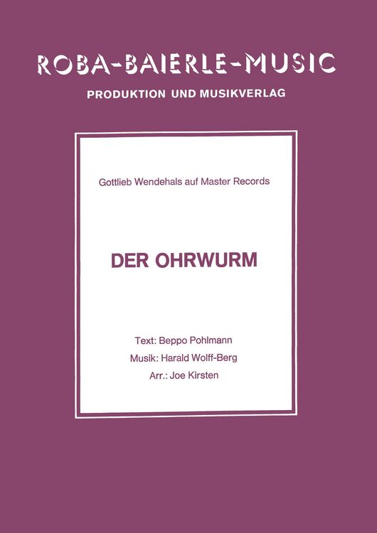 Produktbild: Der Ohrwurm