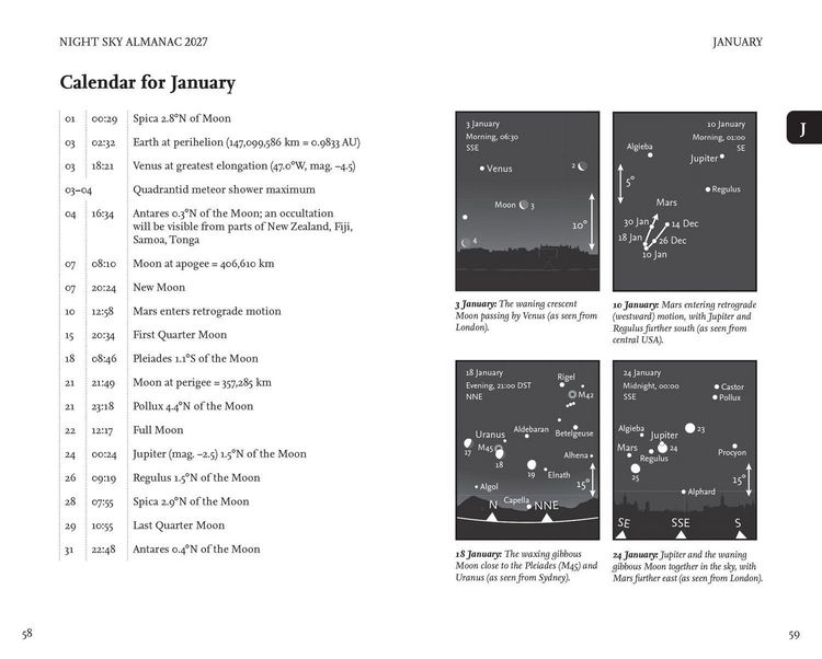 Produktbild: Night Sky Almanac 2027