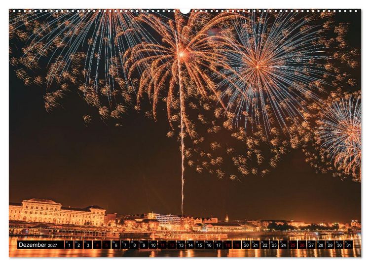 Produktbild: Glanzvolles Budapest (Wandkalender 2027 DIN A2 quer), CALVENDO Monatskalender
