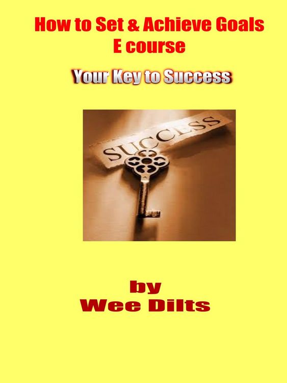 Produktbild: How to Set & Achieve Goals E course