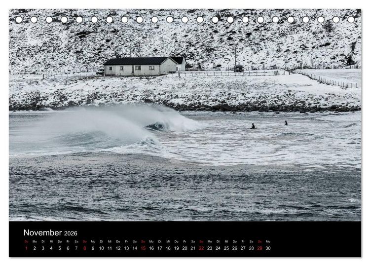 Produktbild: Norwegen, Landschaften in Schnee und Eis (Tischkalender 2026 DIN A5 quer), CALVENDO Monatskalender