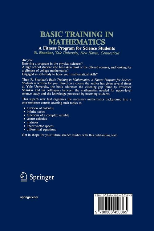 Produktbild: Basic Training in Mathematics