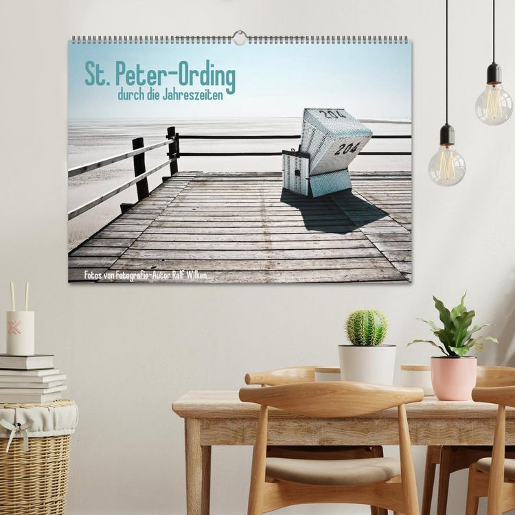 Produktbild: St. Peter-Ording durch die Jahreszeiten (Wandkalender 2026 DIN A2 quer), CALVENDO Monatskalender