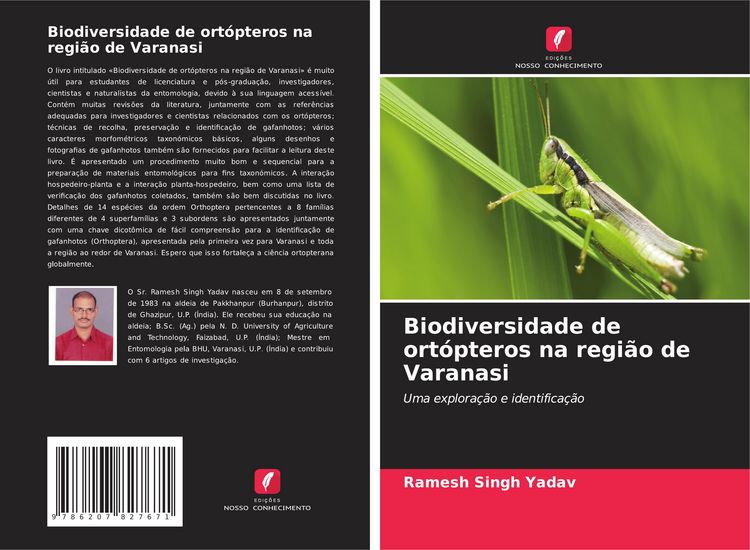 Produktbild: Biodiversidade de ort&oacute;pteros na regi&atilde;o de Varanasi